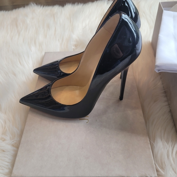 JIMMY CHOO Patent Leather Anouk 120 Pump Size 38 - Picture 8 of 13